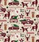 Licensed NCAA University of Oklahoma Christmas Print OU-1213 Cotton Fabric by the Yard